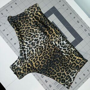 Handmade Leopard boyshort bikini bottoms